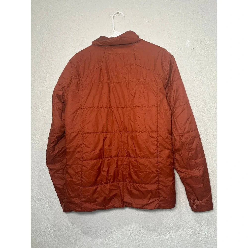 The North Face Mens‎ Burnt Orange Quilted Insulated Puffer Jacket Small S/P